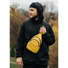 Cумка через плече слінг Sambag Brooklyn SSHm жовтий