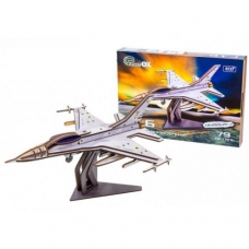 Деревʼяний 3D конструктор F16 79 дет. Puz-26913 р. 33*16 см. PuzzleOK (Puz-26913)