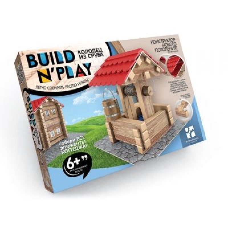 Конструктор нового покоління "BUILDNPLAY" КРИНИЦЯ (BNP-01-02) (склад -T-)
