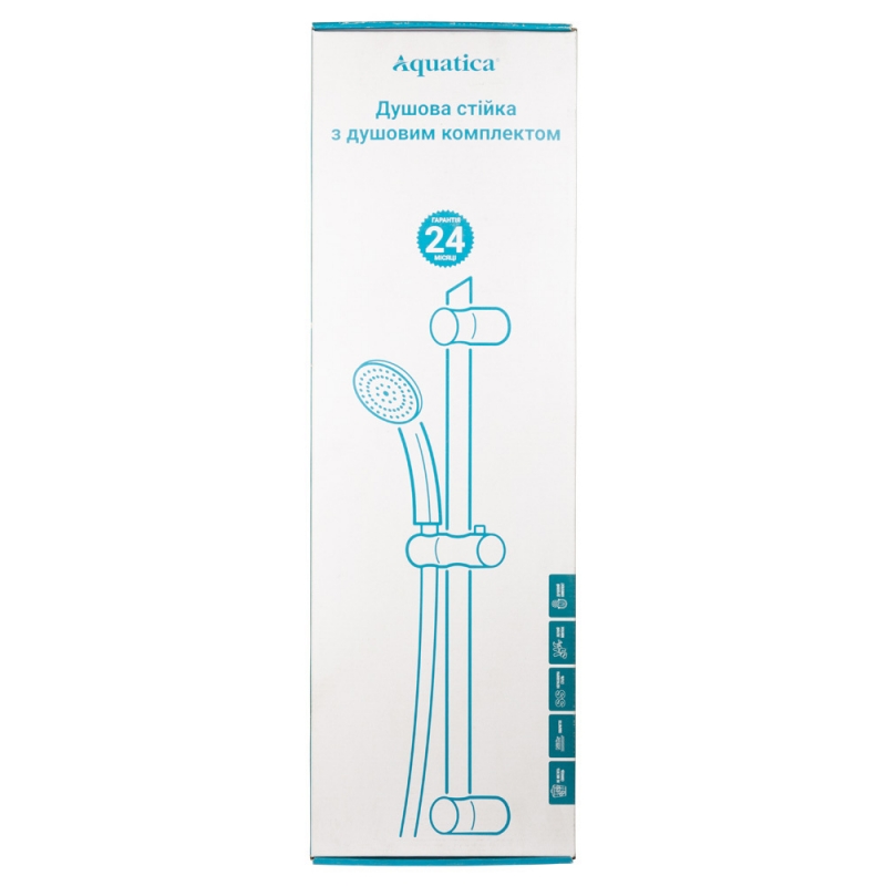 Душова стійка з душовим комплектом (60A) AQUATICA (9792160)