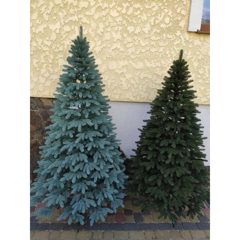 Преміум голуба 2.50 м. лита ялинка штучна  Xatynka | Хвоя штучна, різдвяна, новорічна (Прем.Г-250)