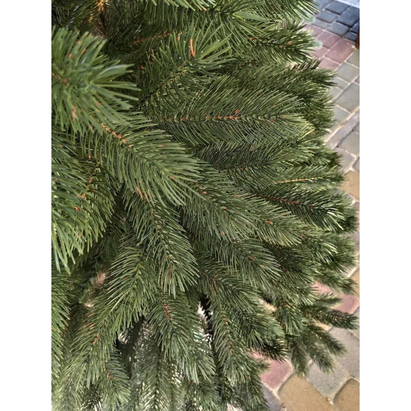 Буковельська зелена 1.50 м. лита ялинка штучна  Xatynka | Хвоя штучна, різдвяна, новорічна (Бук.З-150)