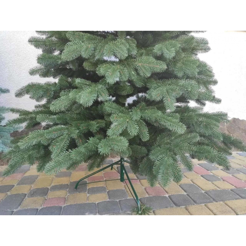 Елітна зелена 1.50 м. лита ялинка штучна  Xatynka | Хвоя штучна, різдвяна, новорічна (Еліт.З-150)
