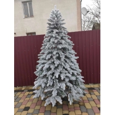 Елітна засніжена 1.5 м лита ялинка штучна  Xatynka | Хвоя штучна, різдвяна, новорічна