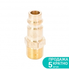 Штуцер з зовнішнім різьбових з'єднань MT ¼" (латунь) SIGMA (7022511)
