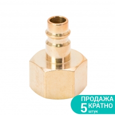 Штуцер з внутрішнім різьбовим з'єднанням FT ½" (латунь) SIGMA (7022561)