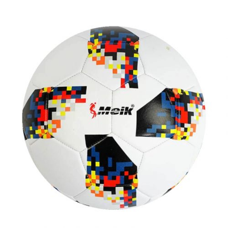 М`яч футбольний "Піксель" №5, помаранчевий (PVC) (C55980) (склад -T-)