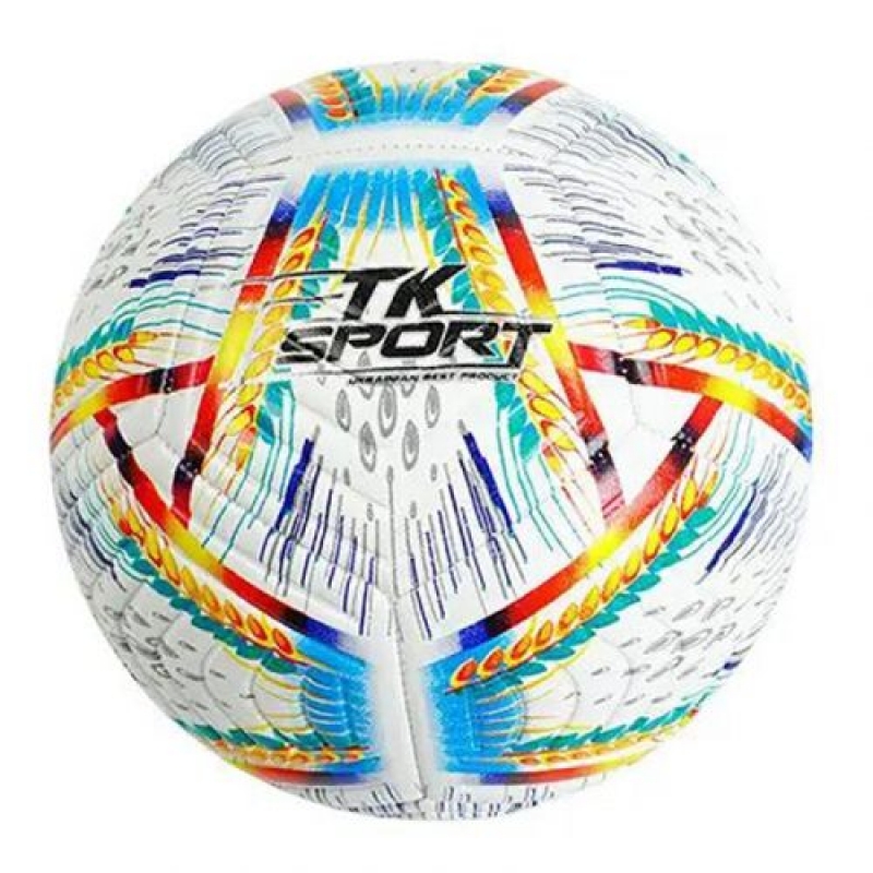 Мʼяч футбольний "TK Sport" №5, жовтий (C55003) (склад -T-)