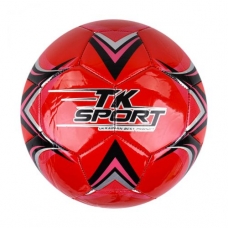 М'яч футбольний "TK Sport", червоний (C44455)