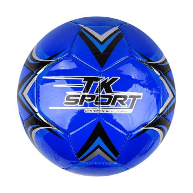 М'яч футбольний "TK Sport", синій (C44455) (склад -T-)