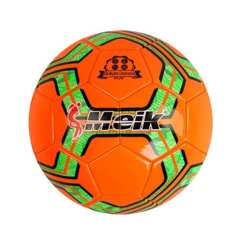 М`яч футбольний "Meik" №5, помаранчевий (PVC) (C55994) (склад -T-)