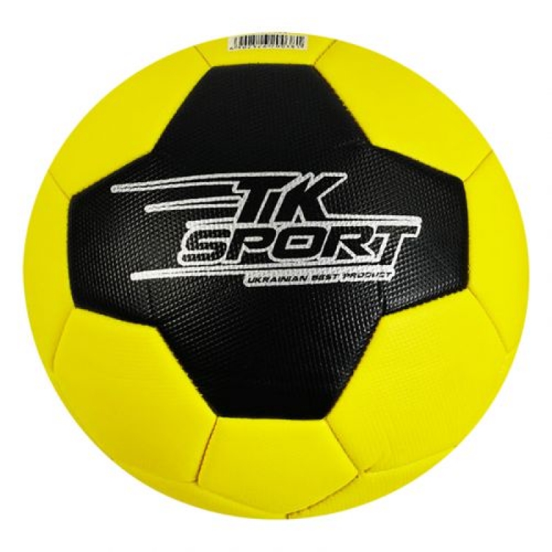 Мʼяч футбольний "TK Sport" №5, жовтий (C55032) (склад -T-)