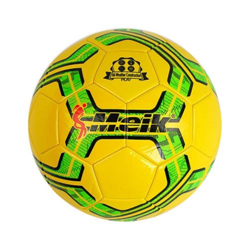 М`яч футбольний "Meik" №5, жовтий (PVC) (C55994) (склад -T-)