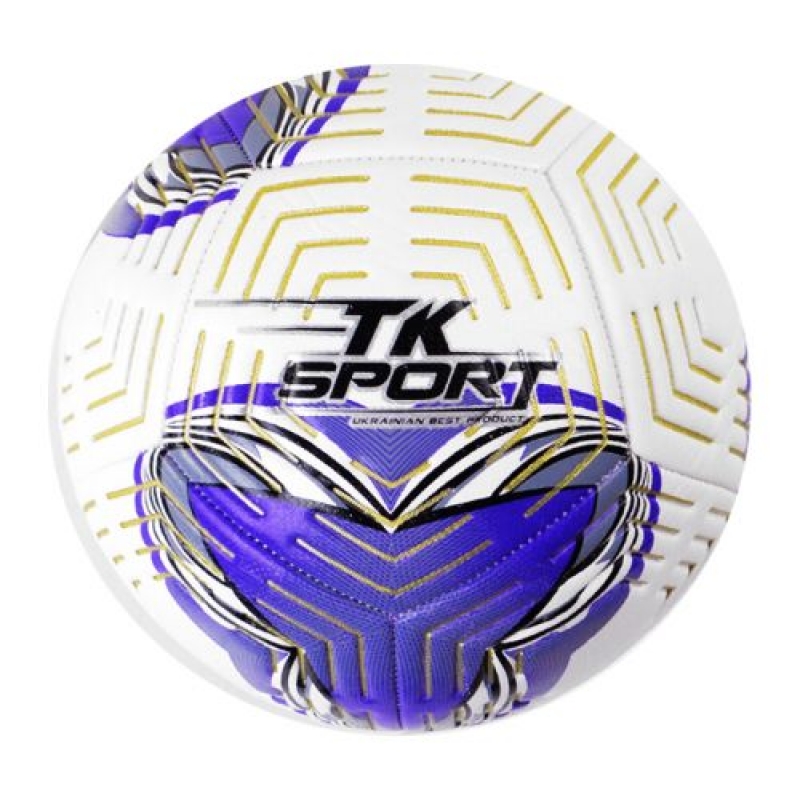 М'яч футбольний C 50190 (60) "TK Sport" 4 види, вага 400-420 грамів, матеріал TPE, балон гумовий, розмір №5 (C50190) (склад -T-)