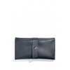 Жіночий шкіряний гаманець 0SS темно-синій (31211115)