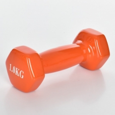 Гантель M-0289-OR 1 кг оранжевая