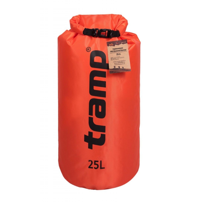 Гермомешок Tramp Diamond Rip-Stop TRA-118-orange 25 л оранжевый (Склад -Y-)