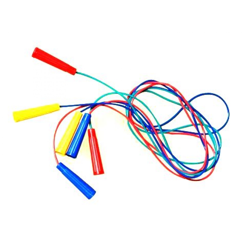 Скакалка "Кольорова" (2,2 м) (10 штук) (034/2) (склад -T-)