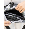 Велика жіноча поясна сумка бананка Sambag DynamicDart тканева з принтом (80411149)