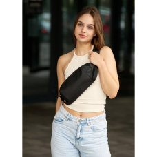 Сумка на пояс бананка Sambag Holster MSH чорна з перфорацією