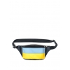 Сумка на пояс бананка Sambag Tirso MSH чорна з прапором України (80111611)