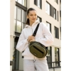 Сумка через плече жіноча бананка Sambag Flex хакі (85351019)
