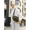 Сумка через плече жіноча бананка Sambag Flex хакі (85351019)