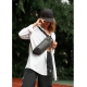 Жіноча сумка на пояс бананка Sambag Holster MSH графіттова з перфорацією (87113009)