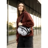 Сумка через плече жіноча бананка Sambag Flex Pro принт "Square" (85451150)