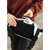 Сумка через плече жіноча бананка Sambag Flex Pro принт "Square" (85451150)