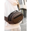 Сумка через плече жіноча бананка Sambag Flex шоколад (85351020)
