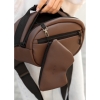 Сумка через плече жіноча бананка Sambag Flex шоколад (85351020)