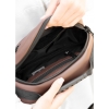 Сумка через плече жіноча бананка Sambag Flex шоколад (85351020)