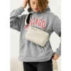Жіноча сумка бананка Sambag Harvi сіра (88213030)