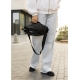 Жіноча сумка через плече бананка Sambag Flex Pro чорна (85451065)