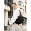 Жіноча сумка через плече бананка Sambag Flex Pro чорна (85451065)