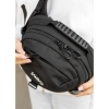 Жіноча сумка через плече бананка Sambag Flex Pro чорна (85451065)