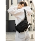 Жіноча сумка через плече бананка Sambag Flex Pro чорна (85451065)