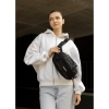 Жіноча сумка через плече бананка Sambag Flex Pro чорна (85451065)
