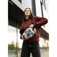 Сумка через плече жіноча бананка Sambag Flex Pro принт "SPOT"