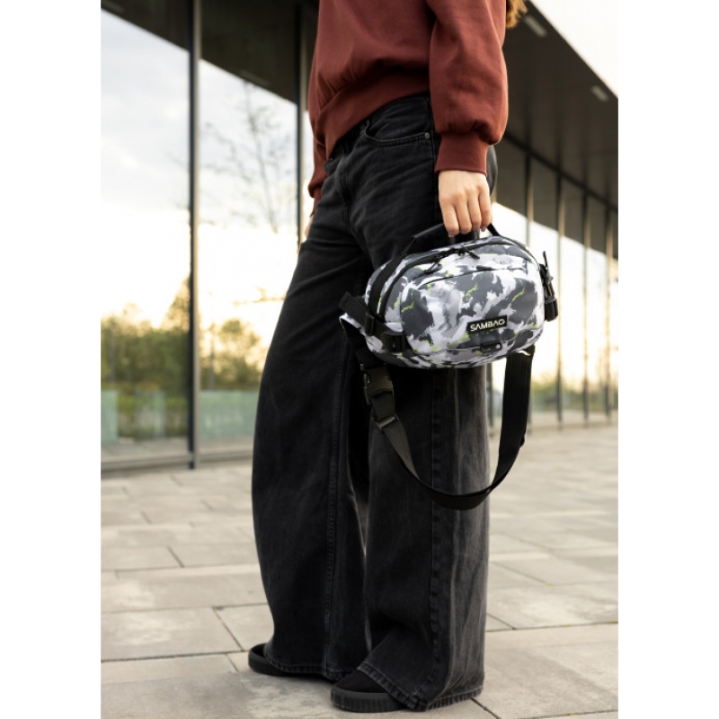 Сумка через плече жіноча бананка Sambag Flex Pro принт "SPOT" (85451149)
