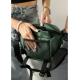 Велика жіноча поясна сумка бананка Sambag DynamicDart зелена (80411007)