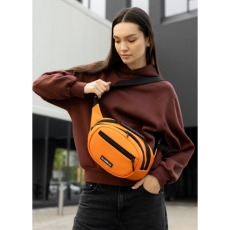 Сумка через плече жіноча бананка Sambag Flex помаранчева