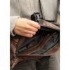 Велика жіноча поясна сумка бананка Sambag DynamicDart коричнева (80411020)