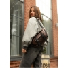 Велика жіноча поясна сумка бананка Sambag DynamicDart коричнева (80411020)