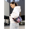 Сумка через плече жіноча бананка Sambag Flex Pro принт "Flowers" (85451153)