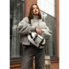 Велика жіноча поясна сумка бананка Sambag DynamicDart біла (80411008)