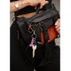 Велика жіноча поясна сумка бананка Sambag DynamicDart чорно-оранжева (80411129)