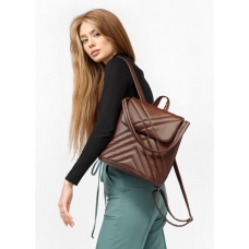 Жіночий рюкзак Sambag Loft QSH шоколадний