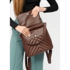 Жіночий рюкзак Sambag Loft QSH шоколадний (22011020)